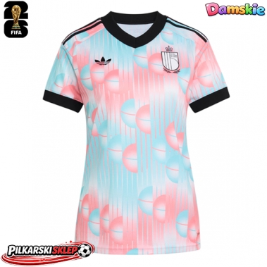 Belgia Koszulka Wyjazdowa damskie MŚ 2026 Krótki Rękaw