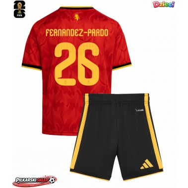 Belgia Matias Fernandez-Pardo #26 Koszulka Podstawowa dzieci MŚ 2026 Krótki Rękaw (+ krótkie spodenki)