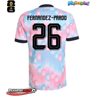 Belgia Matias Fernandez-Pardo #26 Koszulka Wyjazdowa MŚ 2026 Krótki Rękaw