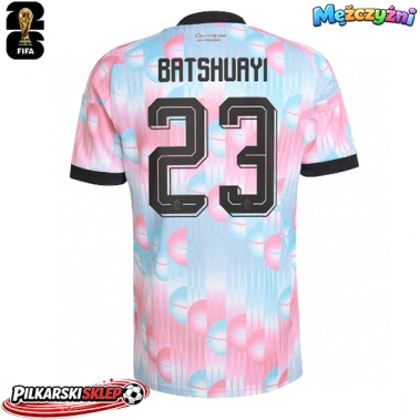 Belgia Michy Batshuayi #23 Koszulka Wyjazdowa MŚ 2026 Krótki Rękaw