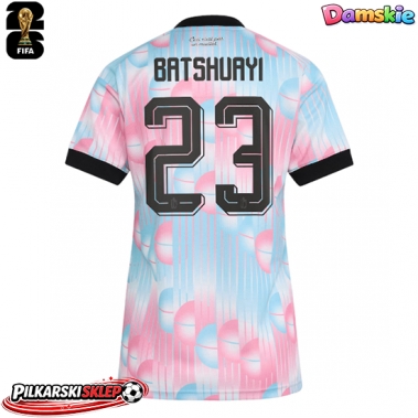 Belgia Michy Batshuayi #23 Koszulka Wyjazdowa damskie MŚ 2026 Krótki Rękaw