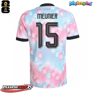 Belgia Thomas Meunier #15 Koszulka Wyjazdowa MŚ 2026 Krótki Rękaw