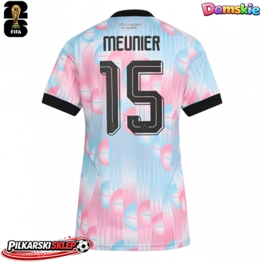 Belgia Thomas Meunier #15 Koszulka Wyjazdowa damskie MŚ 2026 Krótki Rękaw