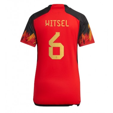 Belgija Axel Witsel #6 Koszulka Podstawowa damskie MŚ 2022 Krótki Rękaw