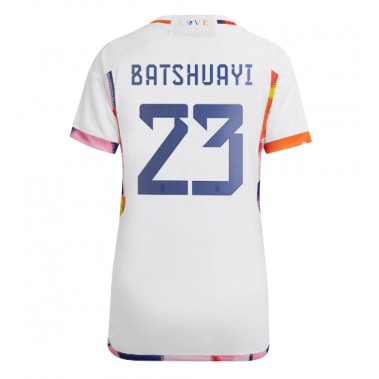 Belgija Michy Batshuayi #23 Koszulka Wyjazdowa damskie MŚ 2022 Krótki Rękaw