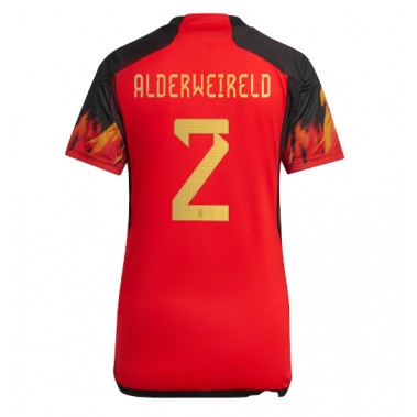 Belgija Toby Alderweireld #2 Koszulka Podstawowa damskie MŚ 2022 Krótki Rękaw