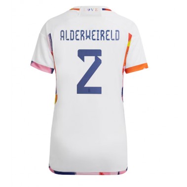 Belgija Toby Alderweireld #2 Koszulka Wyjazdowa damskie MŚ 2022 Krótki Rękaw