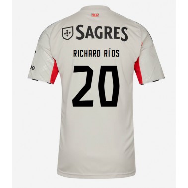 Benfica Richard Rios #20 Koszulka Wyjazdowa 2025-26 Krótki Rękaw