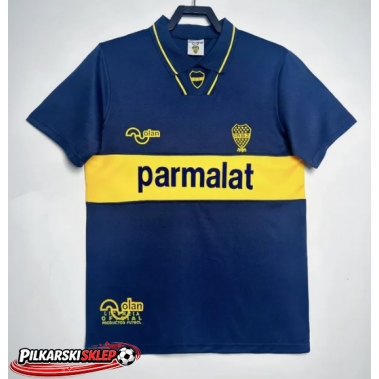 Boca Juniors 1993-1995 Koszulka Retro Podstawowa Krótki Rękaw