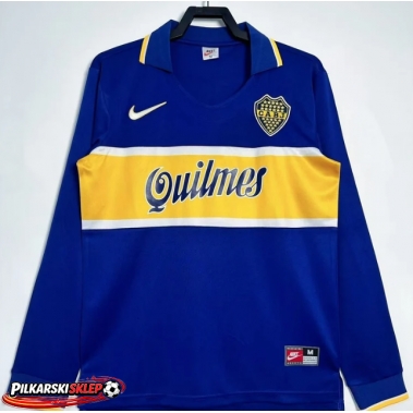 Boca Juniors 1996-1997 Koszulka Retro Podstawowa Długi Rękaw