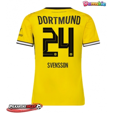 Borussia Dortmund Daniel Svensson #24 Koszulka Podstawowa damskie 2026-27 Krótki Rękaw