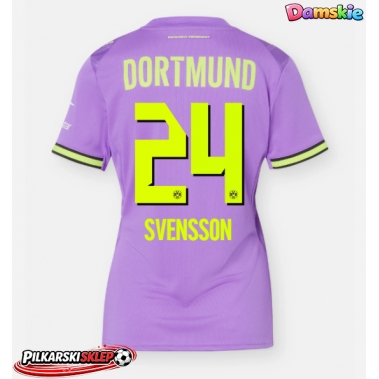 Borussia Dortmund Daniel Svensson #24 Koszulka Trzecia damskie 2026-27 Krótki Rękaw