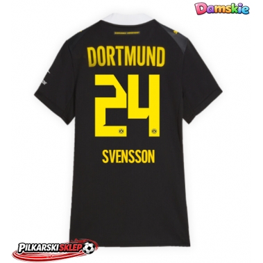 Borussia Dortmund Daniel Svensson #24 Koszulka Wyjazdowa damskie 2026-27 Krótki Rękaw