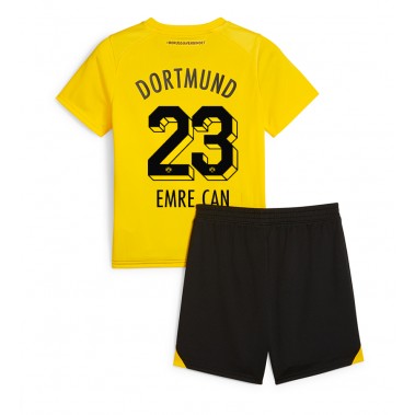 Borussia Dortmund Emre Can #23 Koszulka Podstawowa dzieci 2023-24 Krótki Rękaw (+ krótkie spodenki)