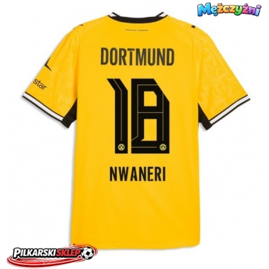 Borussia Dortmund Ethan Nwaneri #18 Koszulka Podstawowa 2026-27 Krótki Rękaw
