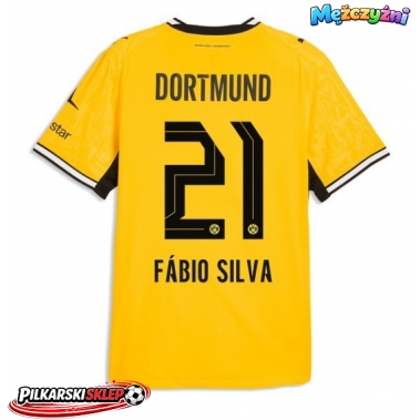 Borussia Dortmund Fabio Silva #21 Koszulka Podstawowa 2026-27 Krótki Rękaw