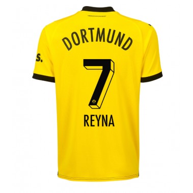 Borussia Dortmund Giovanni Reyna #7 Koszulka Podstawowa 2023-24 Krótki Rękaw