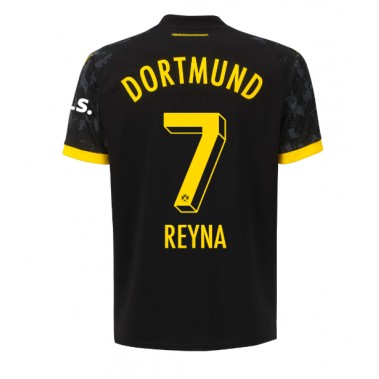 Borussia Dortmund Giovanni Reyna #7 Koszulka Wyjazdowa 2023-24 Krótki Rękaw