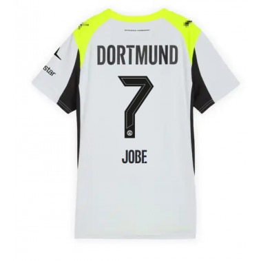 Borussia Dortmund Jobe Bellingham #7 Koszulka Wyjazdowa damskie 2025-26 Krótki Rękaw Borussia Dortmund Jobe Bellingham #7 Koszulka Wyjazdowa damskie 2025-26 Krótki Rękaw