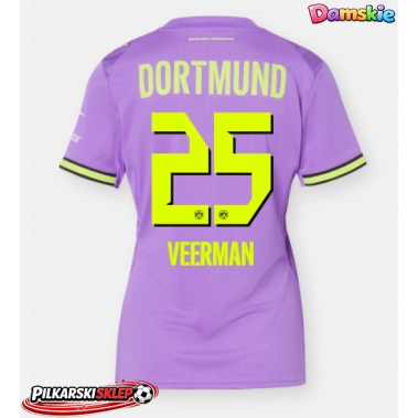 Borussia Dortmund Joey Veerman #25 Koszulka Trzecia damskie 2026-27 Krótki Rękaw