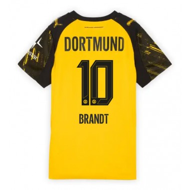 Borussia Dortmund Julian Brandt #10 Koszulka Podstawowa damskie 2025-26 Krótki Rękaw Borussia Dortmund Julian Brandt #10 Koszulka Podstawowa damskie 2025-26 Krótki Rękaw