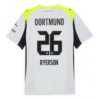 Borussia Dortmund Julian Ryerson #26 Koszulka Wyjazdowa 2025-26 Krótki Rękaw