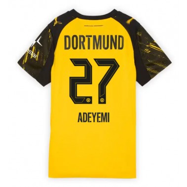 Borussia Dortmund Karim Adeyemi #27 Koszulka Podstawowa damskie 2025-26 Krótki Rękaw