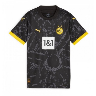 Borussia Dortmund Koszulka Wyjazdowa damskie 2023-24 Krótki Rękaw