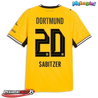 Borussia Dortmund Marcel Sabitzer #20 Koszulka Podstawowa 2026-27 Krótki Rękaw