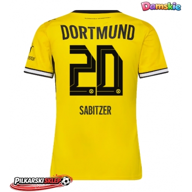 Borussia Dortmund Marcel Sabitzer #20 Koszulka Podstawowa damskie 2026-27 Krótki Rękaw