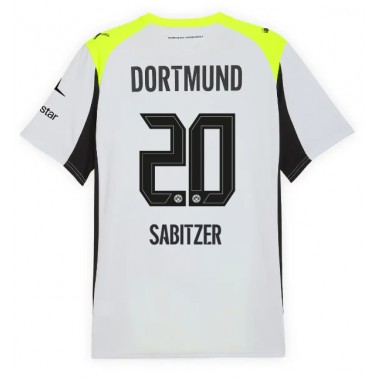 Borussia Dortmund Marcel Sabitzer #20 Koszulka Wyjazdowa 2025-26 Krótki Rękaw Borussia Dortmund Marcel Sabitzer #20 Koszulka Wyjazdowa 2025-26 Krótki Rękaw