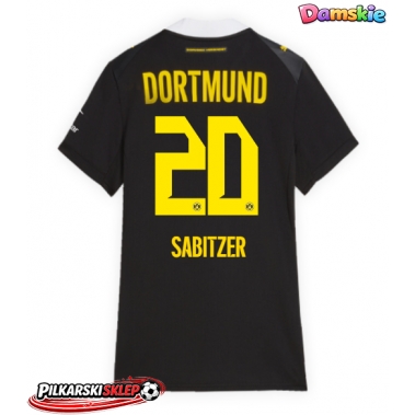 Borussia Dortmund Marcel Sabitzer #20 Koszulka Wyjazdowa damskie 2026-27 Krótki Rękaw