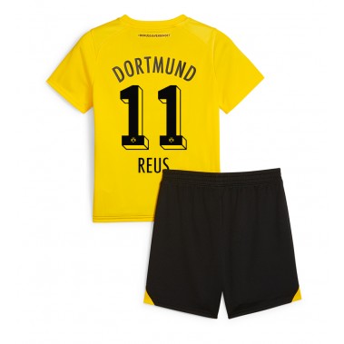 Borussia Dortmund Marco Reus #11 Koszulka Podstawowa dzieci 2023-24 Krótki Rękaw (+ krótkie spodenki)