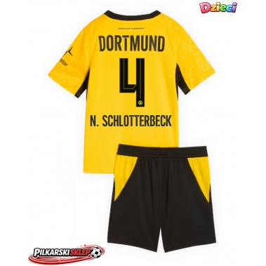 Borussia Dortmund Nico Schlotterbeck #4 Koszulka Podstawowa dzieci 2026-27 Krótki Rękaw (+ krótkie spodenki)