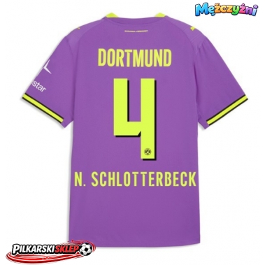 Borussia Dortmund Nico Schlotterbeck #4 Koszulka Trzecia 2026-27 Krótki Rękaw