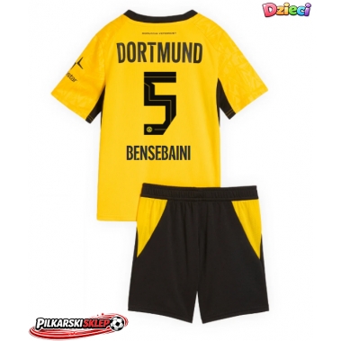 Borussia Dortmund Ramy Bensebaini #5 Koszulka Podstawowa dzieci 2026-27 Krótki Rękaw (+ krótkie spodenki)
