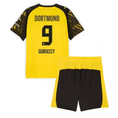 Borussia Dortmund Serhou Guirassy #9 Koszulka Podstawowa dzieci 2025-26 Krótki Rękaw (+ krótkie spodenki) Borussia Dortmund Serhou Guirassy #9 Koszulka Podstawowa dzieci 2025-26 Krótki Rękaw (+ krótkie spodenki)