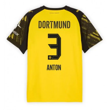 Borussia Dortmund Waldemar Anton #3 Koszulka Podstawowa 2025-26 Krótki Rękaw Borussia Dortmund Waldemar Anton #3 Koszulka Podstawowa 2025-26 Krótki Rękaw