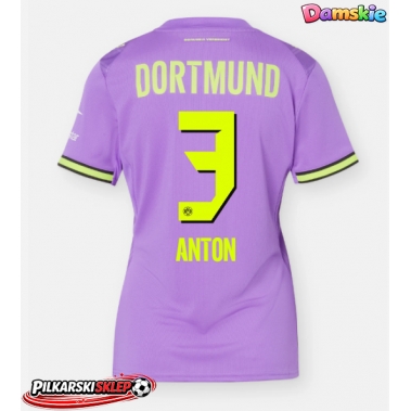Borussia Dortmund Waldemar Anton #3 Koszulka Trzecia damskie 2026-27 Krótki Rękaw