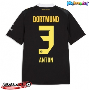 Borussia Dortmund Waldemar Anton #3 Koszulka Wyjazdowa 2026-27 Krótki Rękaw