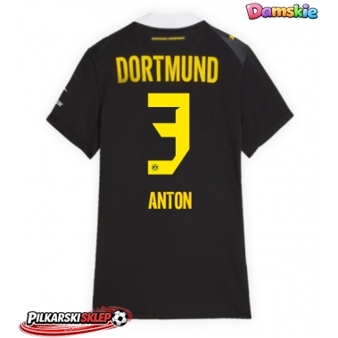 Borussia Dortmund Waldemar Anton #3 Koszulka Wyjazdowa damskie 2026-27 Krótki Rękaw