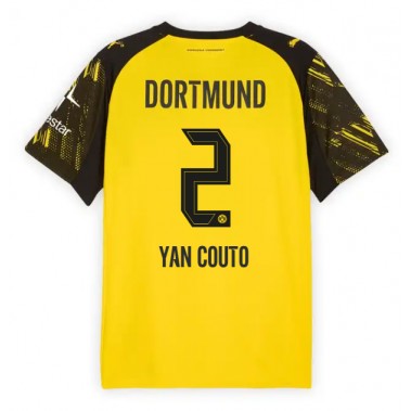Borussia Dortmund Yan Couto #2 Koszulka Podstawowa 2025-26 Krótki Rękaw Borussia Dortmund Yan Couto #2 Koszulka Podstawowa 2025-26 Krótki Rękaw