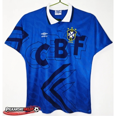 Brazylia 1992 Koszulka Retro Wyjazdowa Krótki Rękaw