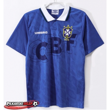Brazylia 1993-1994 Koszulka Retro Wyjazdowa Krótki Rękaw