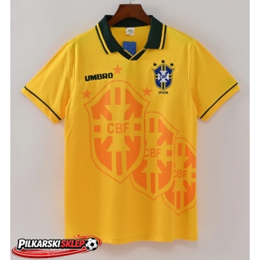 Brazylia 1994 Koszulka Retro Podstawowa Krótki Rękaw