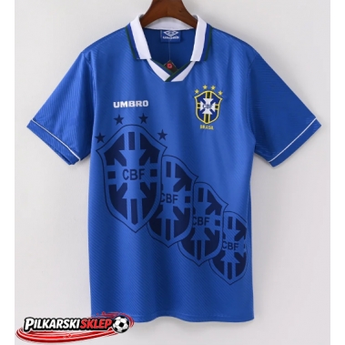 Brazylia 1995-1997 Koszulka Retro Czwarty Krótki Rękaw