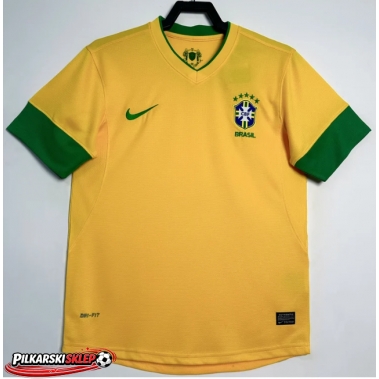 Brazylia 2012-2013 Koszulka Retro Podstawowa Krótki Rękaw