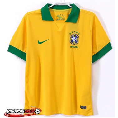 Brazylia 2013 Koszulka Retro Podstawowa Krótki Rękaw