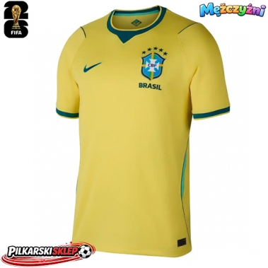 Brazylia Koszulka Podstawowa MŚ 2026 Krótki Rękaw