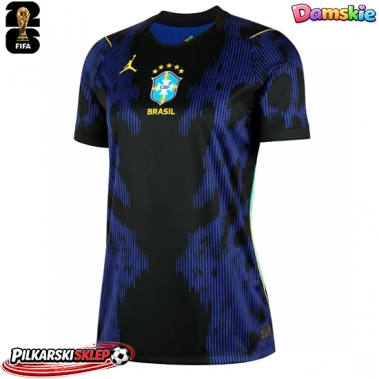 Brazylia Koszulka Wyjazdowa damskie MŚ 2026 Krótki Rękaw